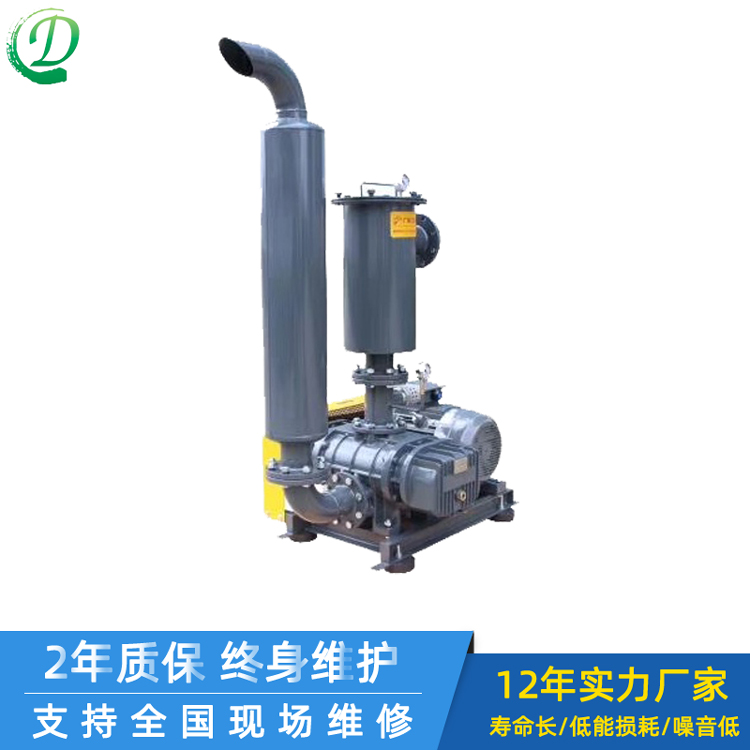 【廣東春鼎】30KW塑料顆粒運輸特殊氣體輸送專用羅茨真空泵